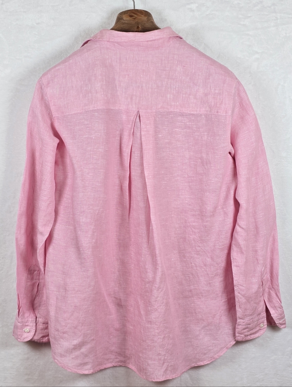 Grayson By Frank And Eileen The Hero 100% Linen Button Down Shirt Pink Sz 3/M - Picture 8 of 13
